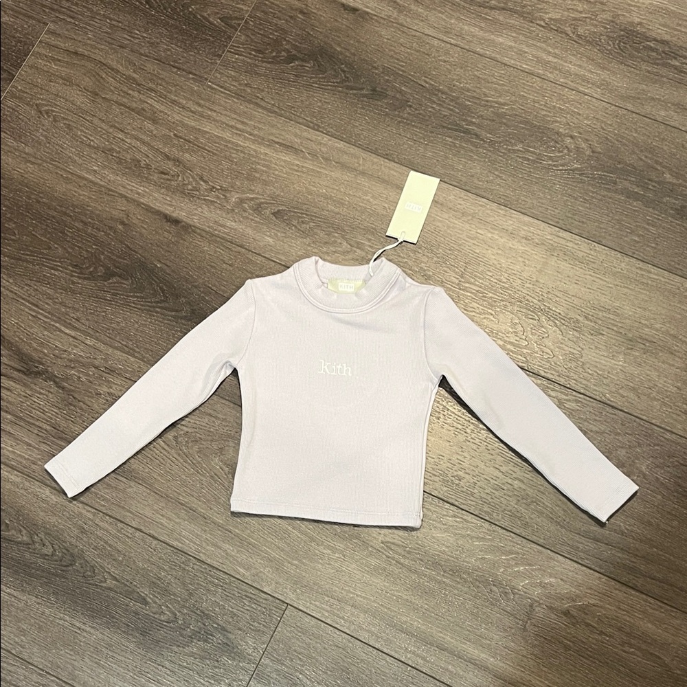 Kith Kids Long Sleeve Tee - Soft Lavender